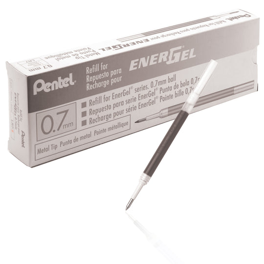 Refill Ink for EnerGel Liquid Gel Pen, (0.7mm), Metal Tip, Box of 12