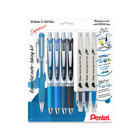 Pentel EnerGel RTX Deluxe Retractable Liquid Gel Pen, Fine .7mm
