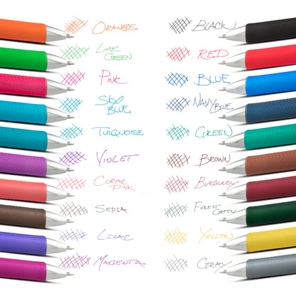 EnerGel RTX Liquid Gel Pens - TCU 20 Colors Box