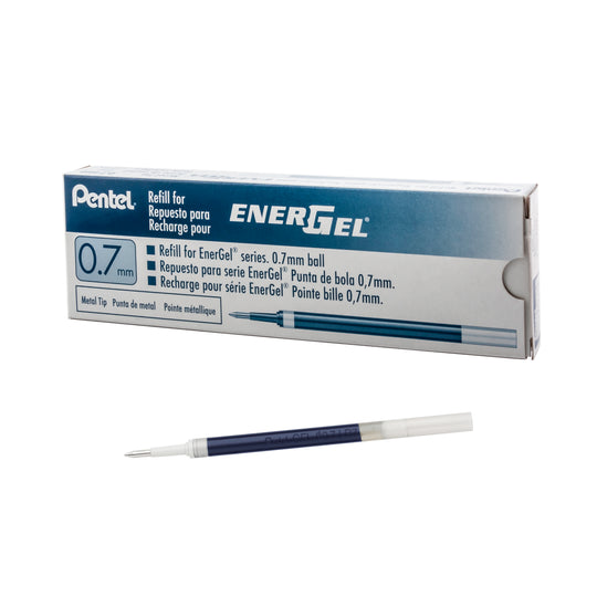 Refill Ink for EnerGel Liquid Gel Pen, (0.7mm), Metal Tip, Box of 12