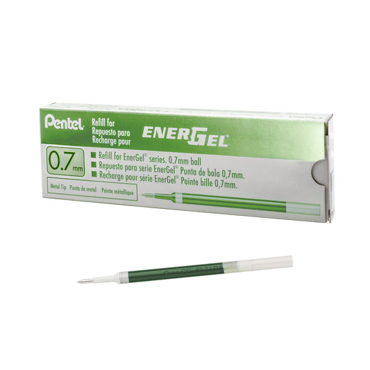 Refill Ink for EnerGel Liquid Gel Pen, (0.7mm), Metal Tip, Box of 12