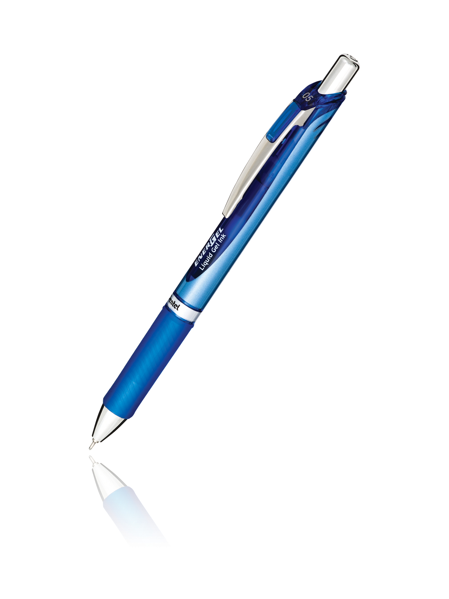 Pentel EnerGel Liquid Gel Pen Refills Needle Point 0.5 mm Blue Ink