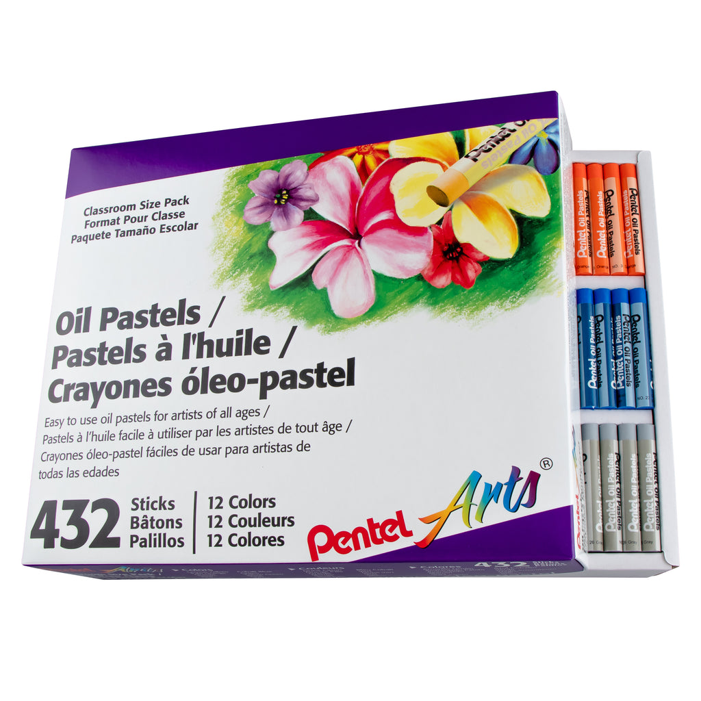 Pentel Oil Pastels Review [12 Colors Set] Great Travel Oil Pastels