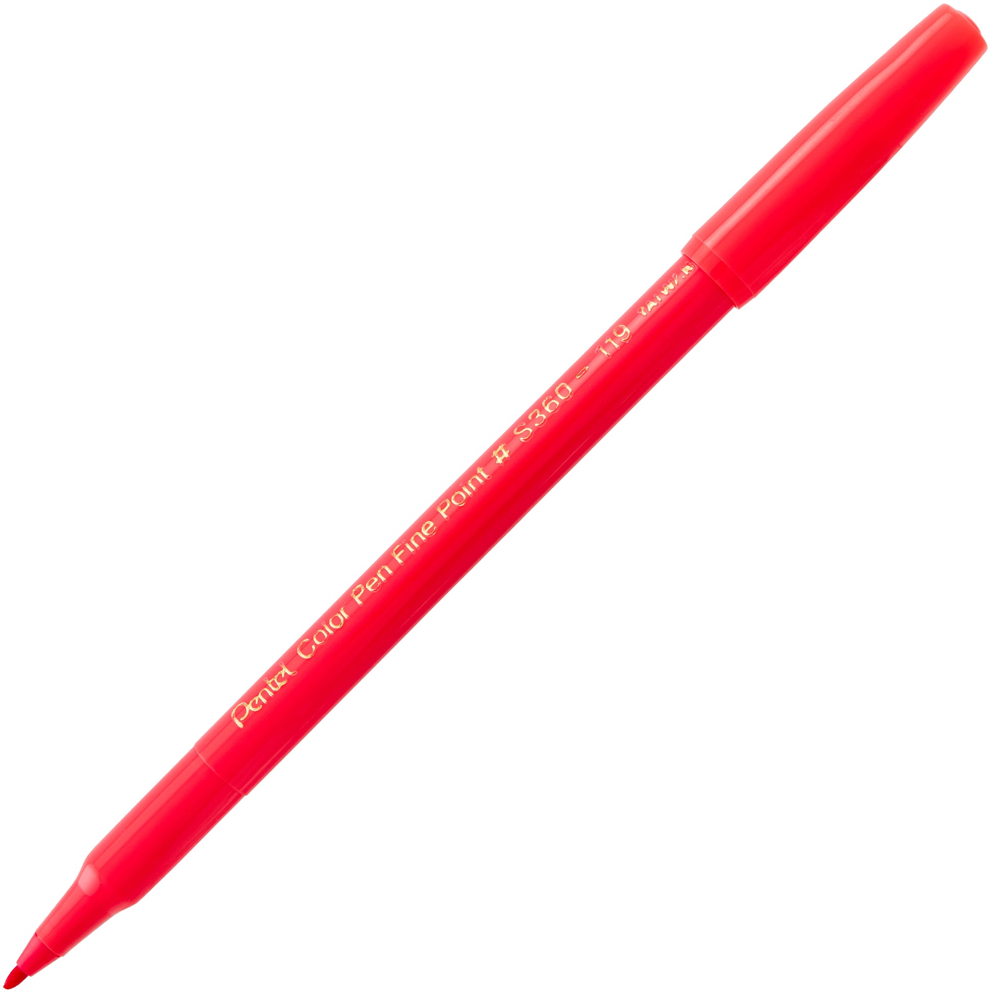 Pentel - Crayon effaçable à sec - Pointe fine noir