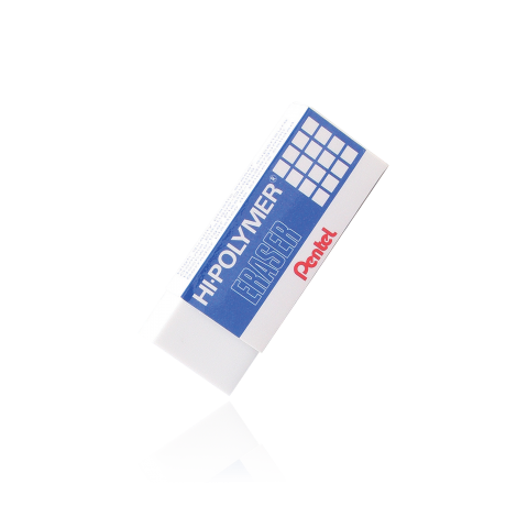 Pentel® Hi-Polymer Erasers, White, Pack Of 4 - Zerbee