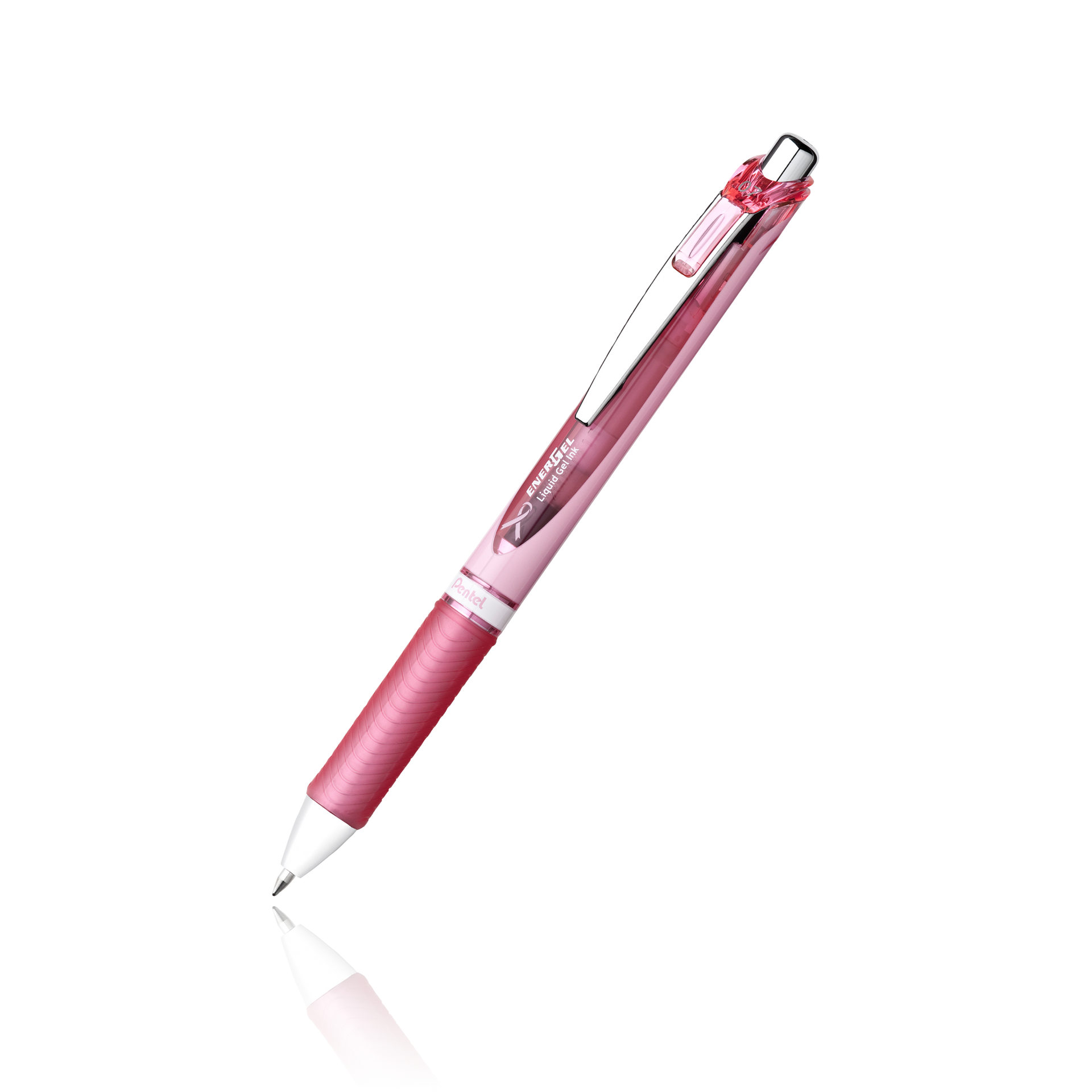 Pentel EnerGel RTX Gel Pen - Conical - 0.7 mm - Coral Pink
