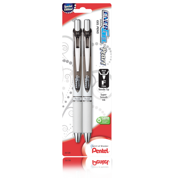 Pentel EnerGel-X Gel Pen, (0.5mm) Needle Tip, Fine Line, Assorted Ink, 8-Pk  