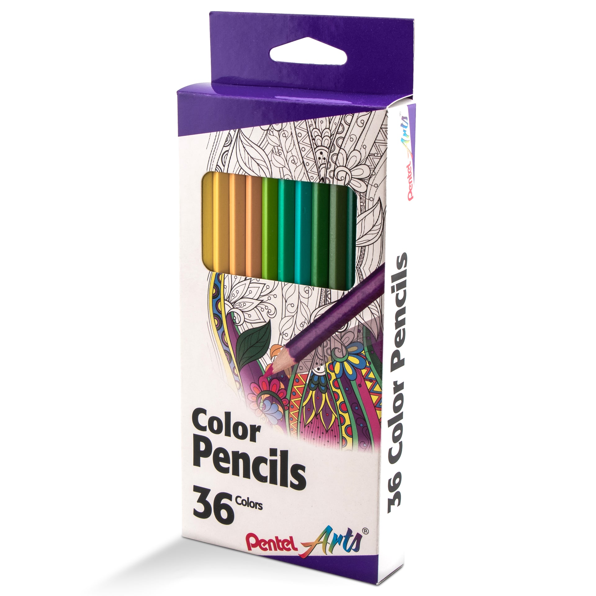 Pentel Arts Color Pencils - Assorted Colors, 36-Pack – Pentel of America,  Ltd.