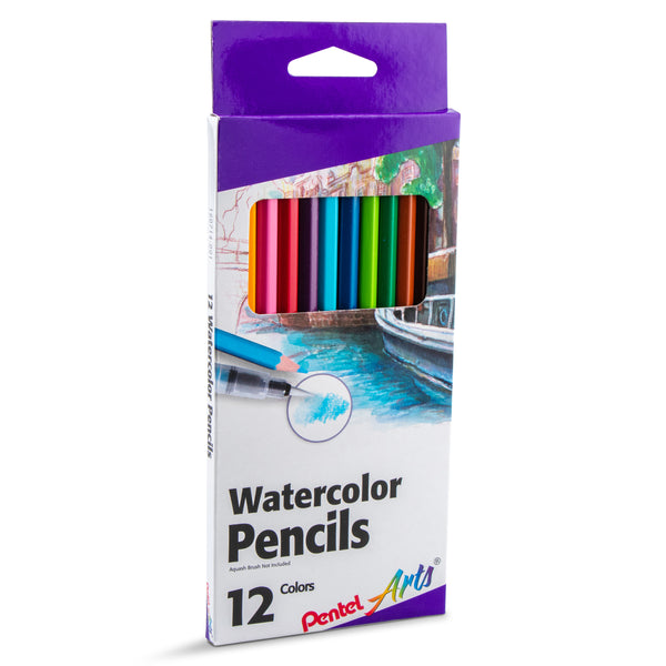 Raffiné Watercolor Pencils Assorted Colors (Set of 12)