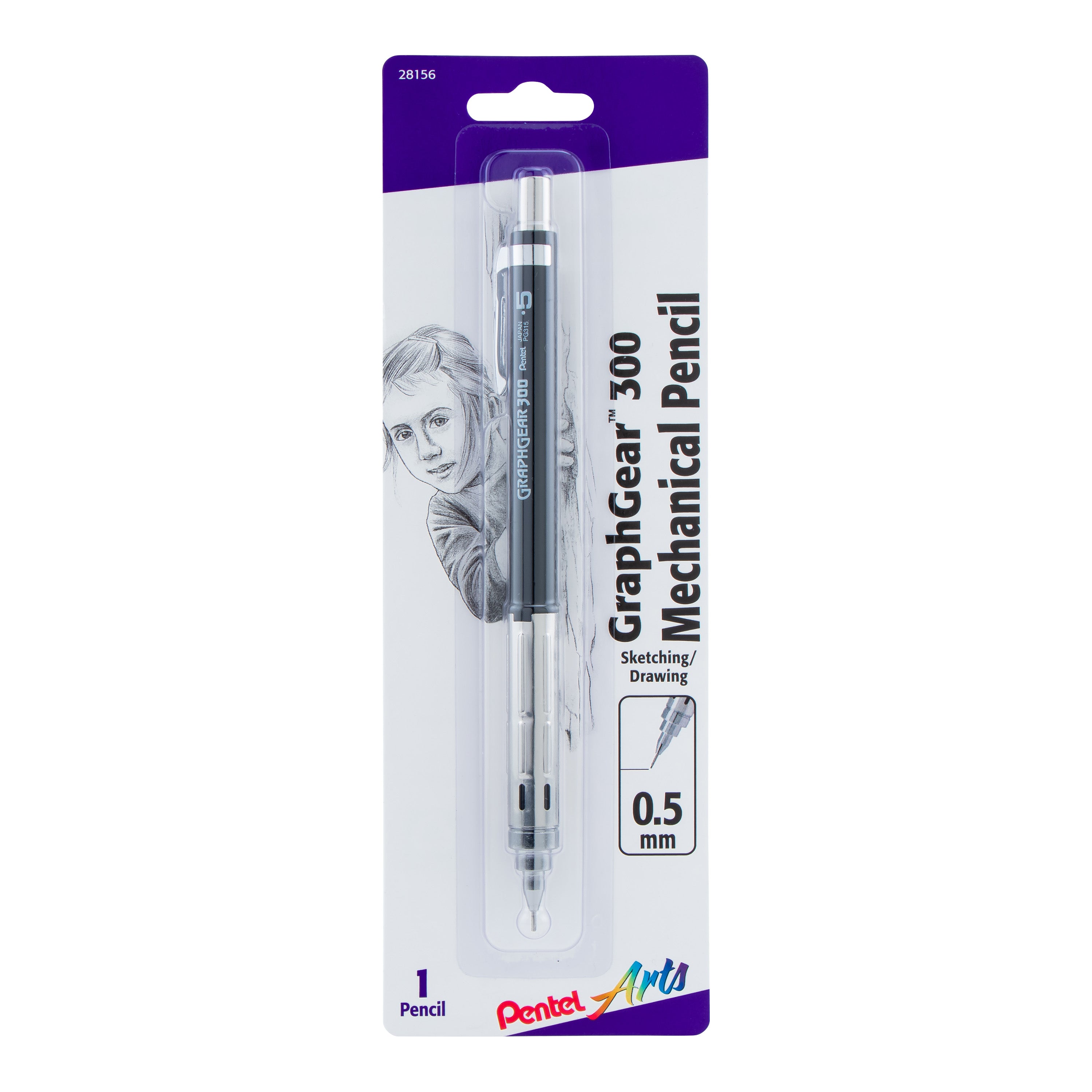 ICONIC Becoming 0.5mm retractable sharp mechanical pencil