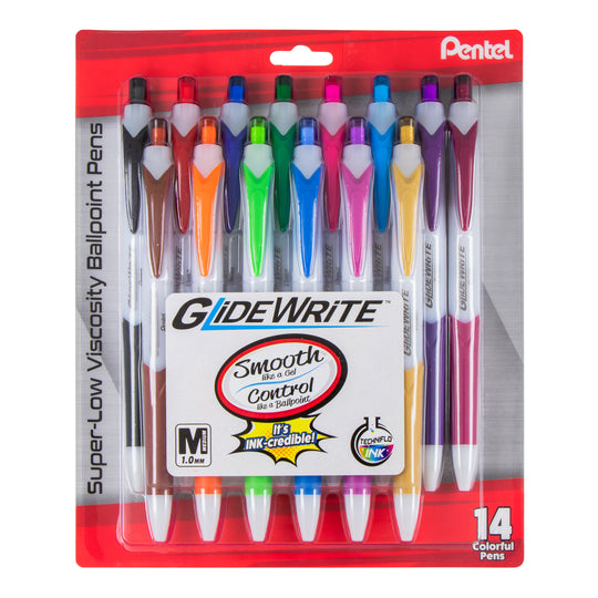 GlideWrite 2-in-1 Ballpoint Pen 14-pk