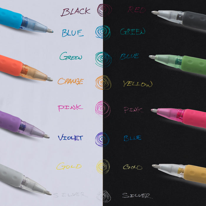 Get Creative with our Fabulous Gel Pen Coloring Kit! - Silver