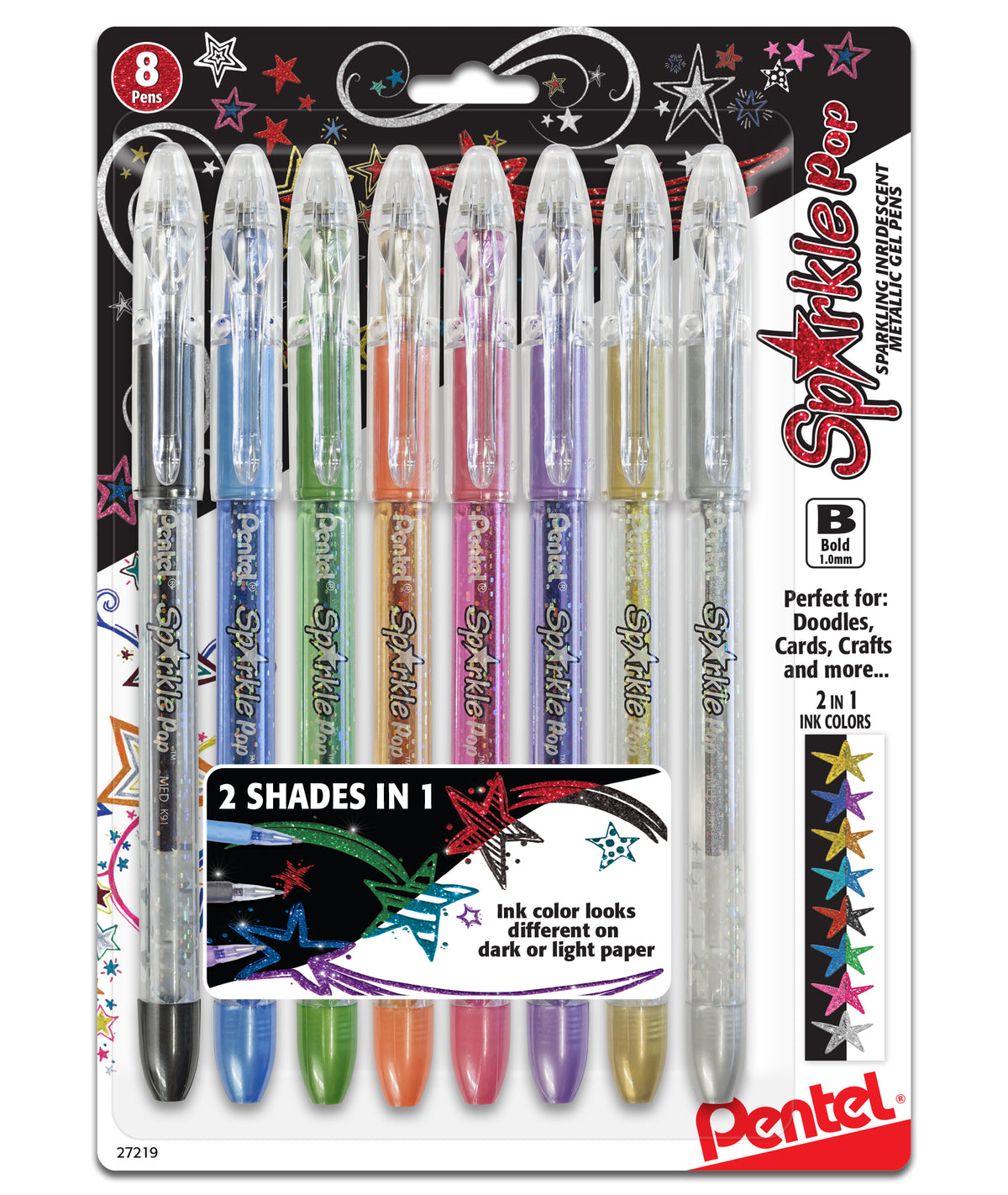 2 color click pens - magical