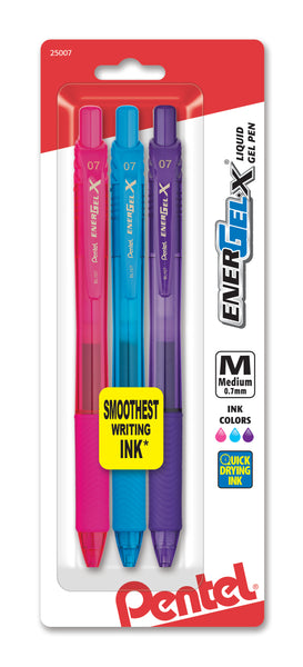 Pentel Energel-X 2 Gel Pens 0.7mm Violet Ink