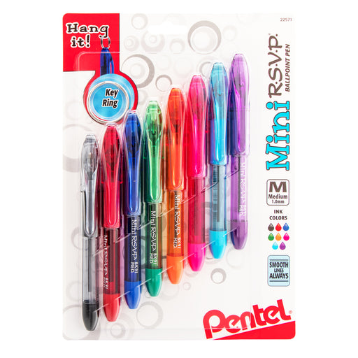 Pentel Arts Pointliner Pen, Assorted 5-pk — Pentel of America, Ltd.